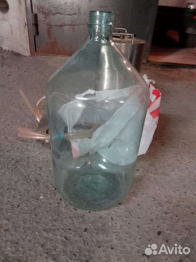 Бутыль стеклянная 20 литров, самогонный аппарат