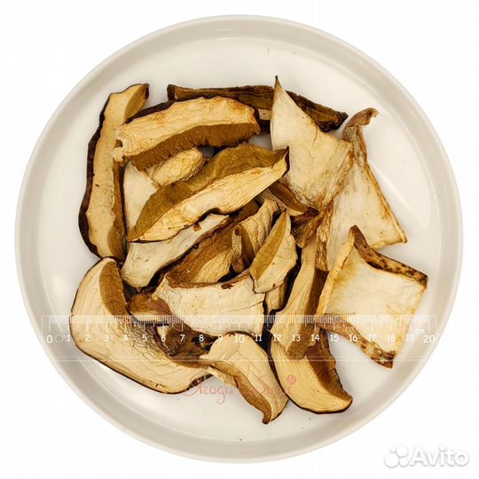 Белый гриб сушеный слайсы экстра