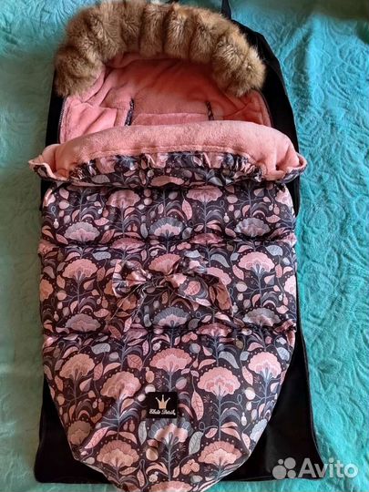 Зимний конверт в коляску