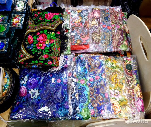 Платки (шали) Павлово-Посадские