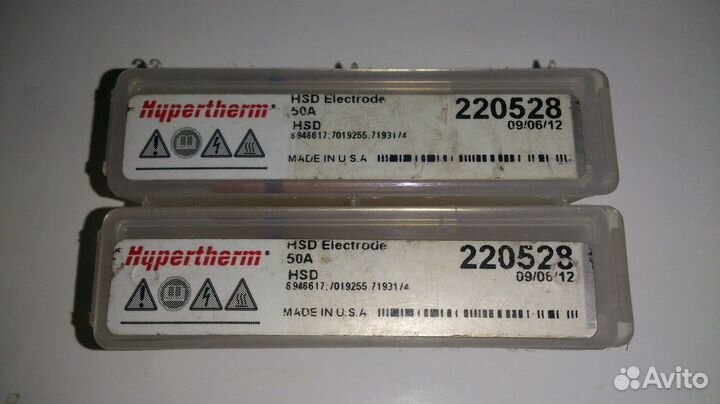 Электроды hypertherm 220528 (50 А) и 220487 (130А)