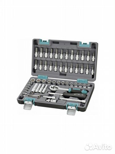 Набор автомобильных инструментов Stels 14101, 57 п