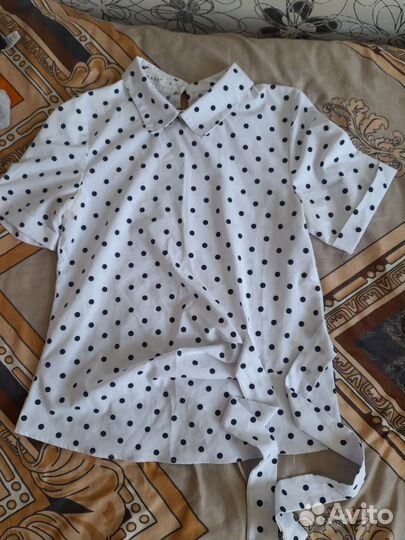 Блузка женская в горошек 40-42
