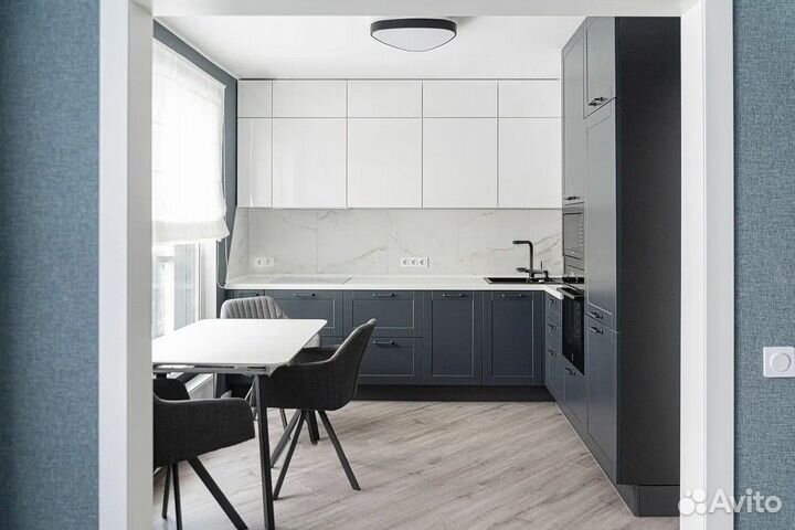 Цена за всю кухню. Серый лофт CN:025558