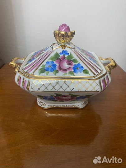 Сахарница Гжель