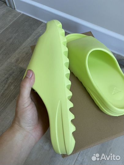 Шлепанцы Adidas Yeezy Slide Green Glow