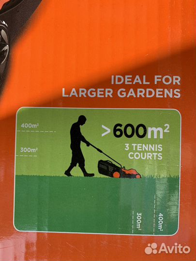 Газонокосилка электрическая Black decker+