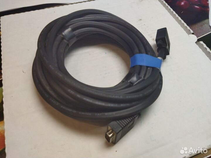 Кабель VGA 15 метров мама-папа