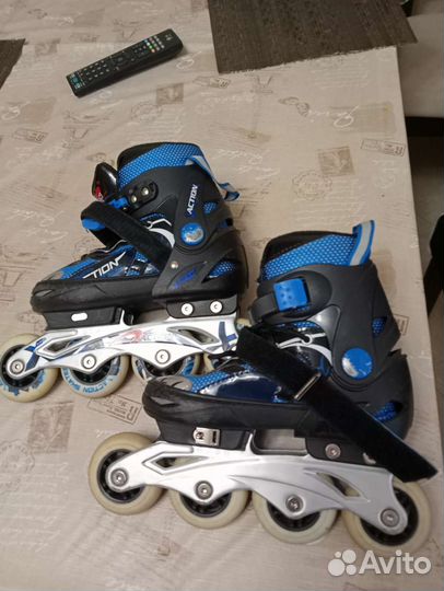Роликовые коньки детские раздвижные