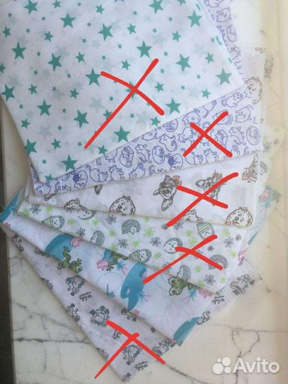 Пеленки детские х/б