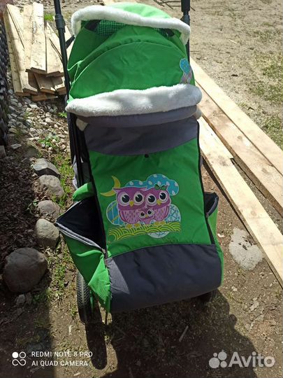 Детские санки коляска ника