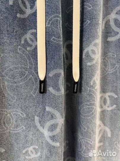 Джинсы женские широкие chanel