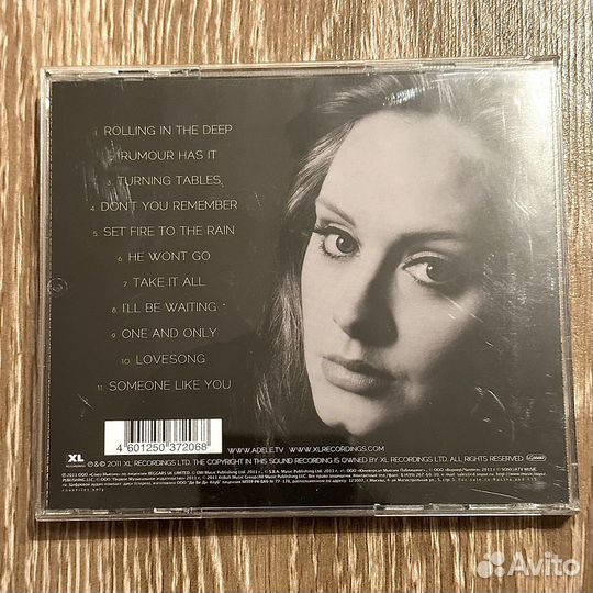 Cd диск Adele 21