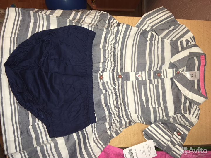 Платье на девочку Carter’s, размер 12-24