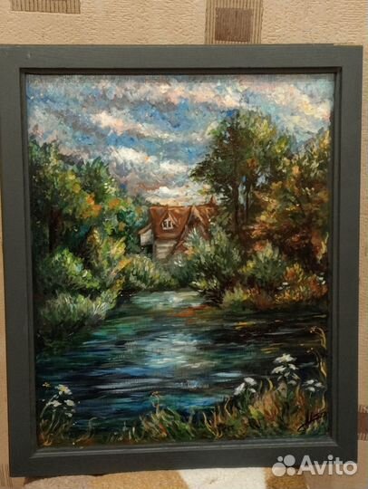 Картина маслом пейзаж