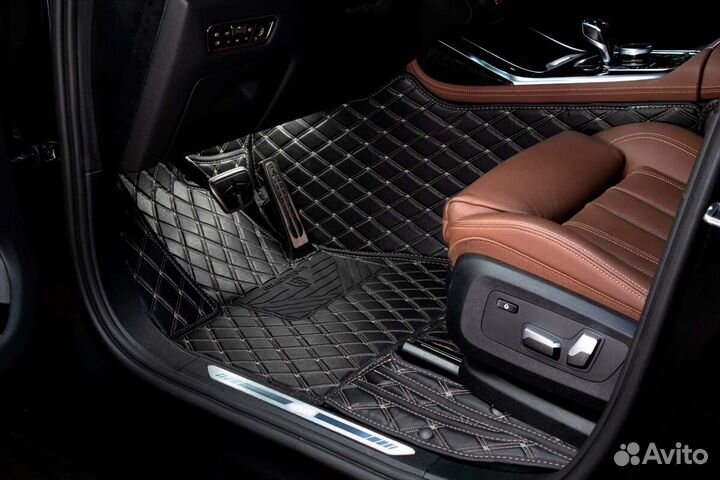 3D Коврики Range Rover Салон Багажник из Экокожи