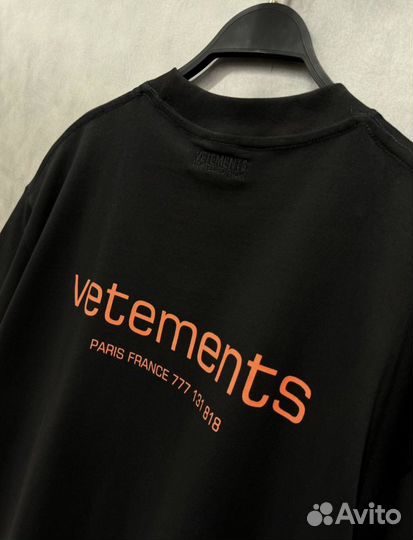 Футболка vetements оверсайз