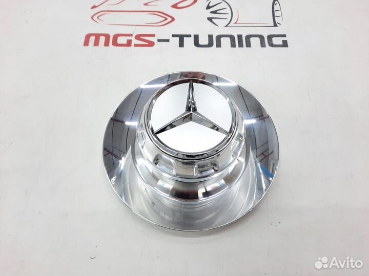 Колпачок Mercedes тарелка Silver 145мм 1 шт