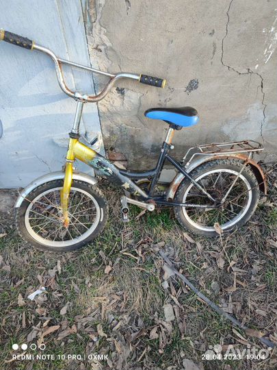 Детский велосипед бу 16