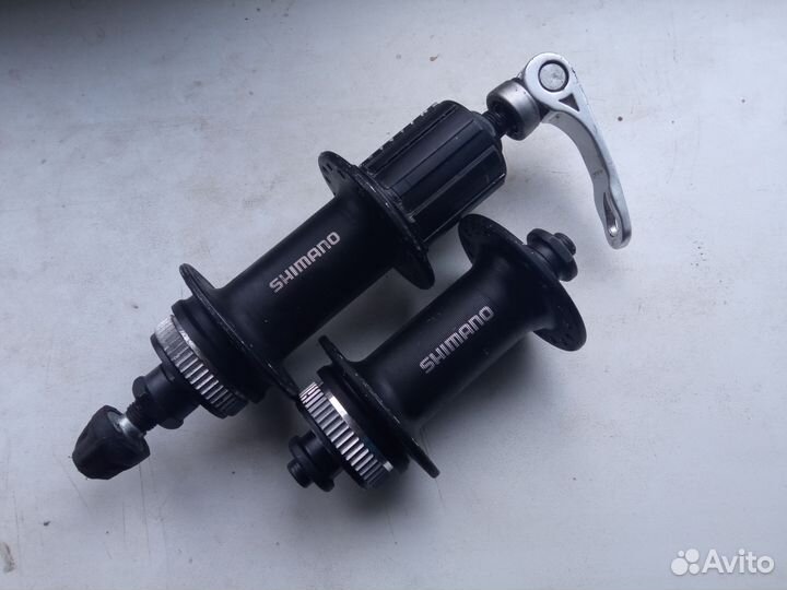 Втулка передняя Shimano задняя Shimano