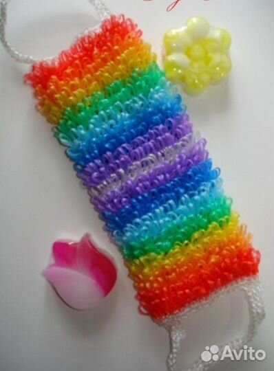 Мочалка ручной работы