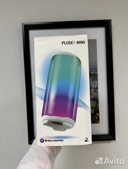 Колонка jbl pulse 5 mini белая