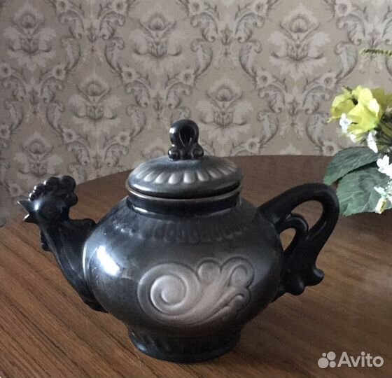 Заварочный чайник глиняный и набор для специй