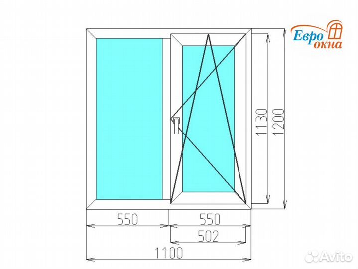 Окна пластиковые не б/у