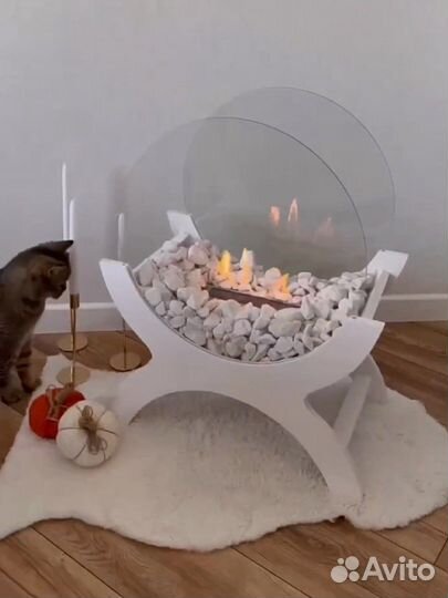 Напольный биокамин новый