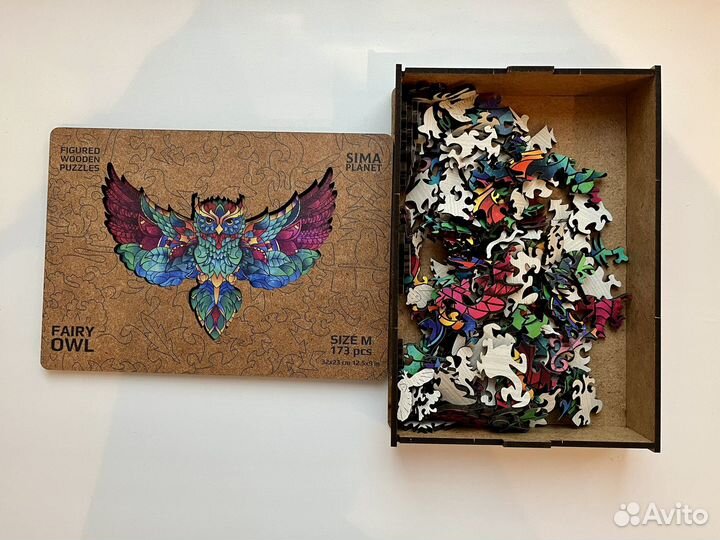 Пазлы деревянные Dream woods и Sima planet