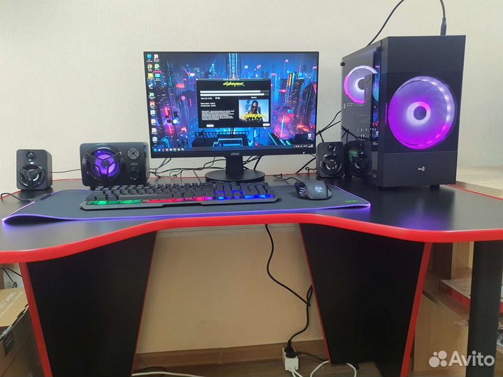 Компьютер для работы и игр, полный комплект+стол