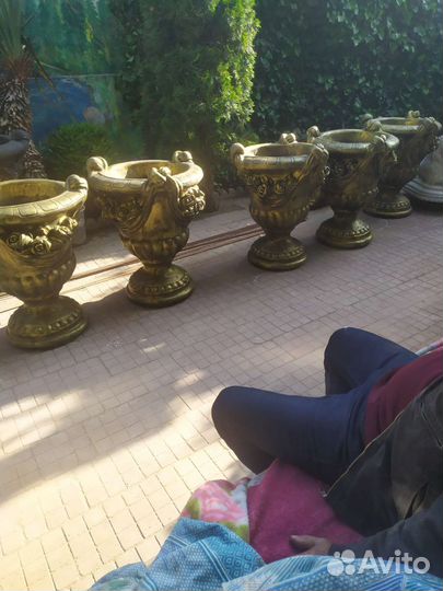 Вазоны с розами