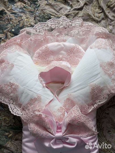 Конверт на выписку для девочки зима