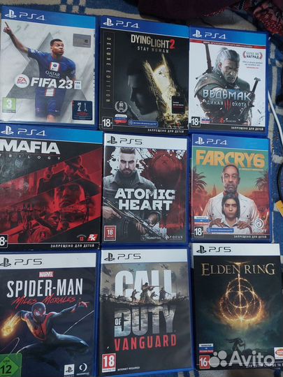 Игра PS4 и PS5 120 игр лиц продажа /обмен/покупка
