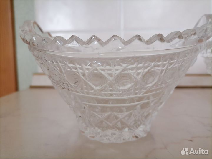 Хрустальные салатницы СССР