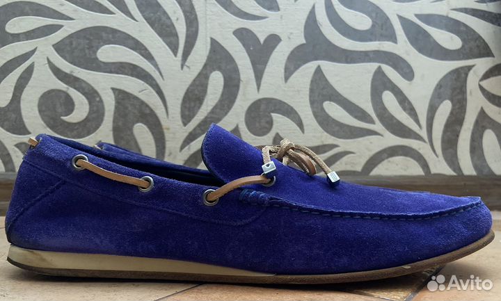 Versace замша мокасины