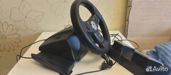 Игровой руль Logitech feedback wheel