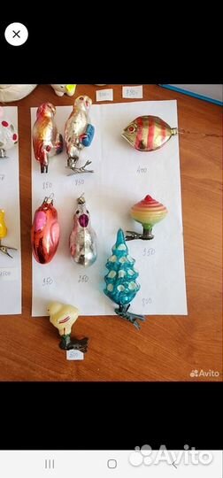 Елочные игрушки СССР