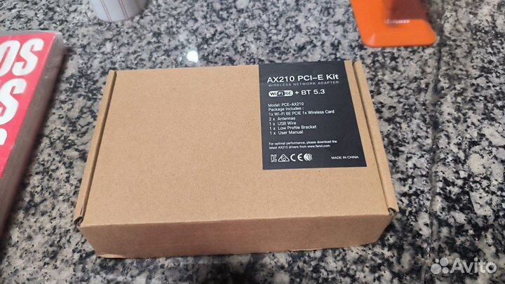 Сетевой адаптер WiFi 6E, Bluetooth 5.3