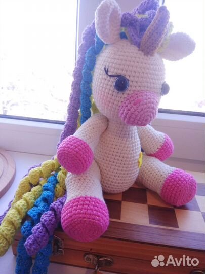 Единорог ручной работы подарок для девочки