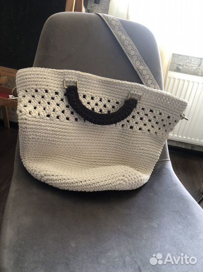 Сумка вязанная дизайнерская