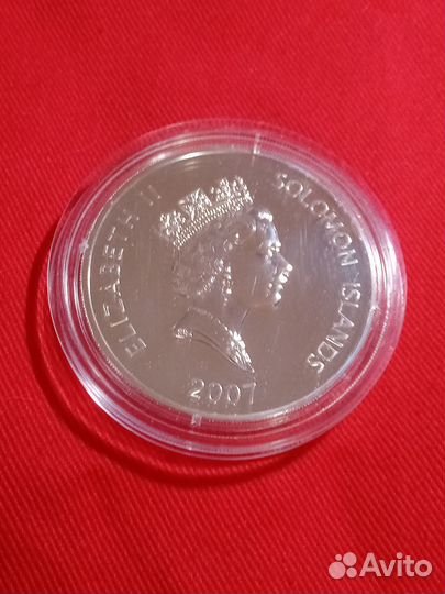 Серебряная монета 5 долларов 