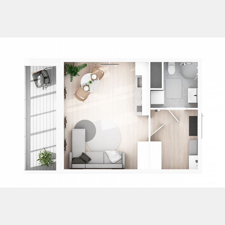 Квартира-студия, 30,4 м², 3/8 эт.