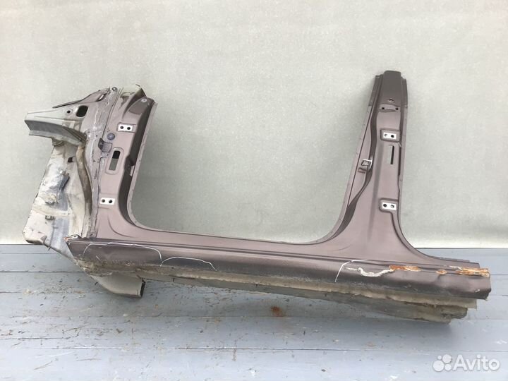 Порог со стойкой левый Skoda Rapid 2013-2020