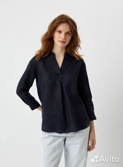 Блуза Uniqlo XL лён новая