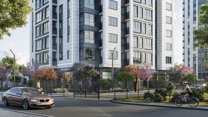 2-к. квартира, 57,2 м², 9/16 эт.