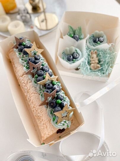 Меренговый рулет