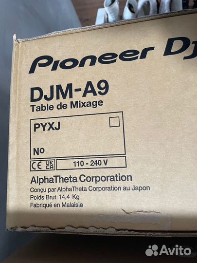 Pioneer djm a9 европа