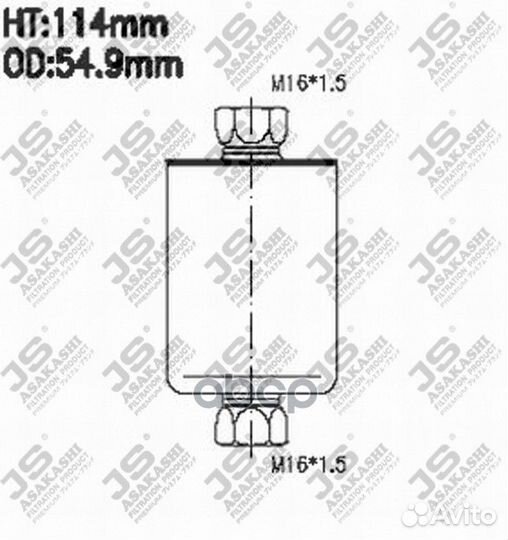 Фильтр топл JS FS481J FS481J JS Asakashi