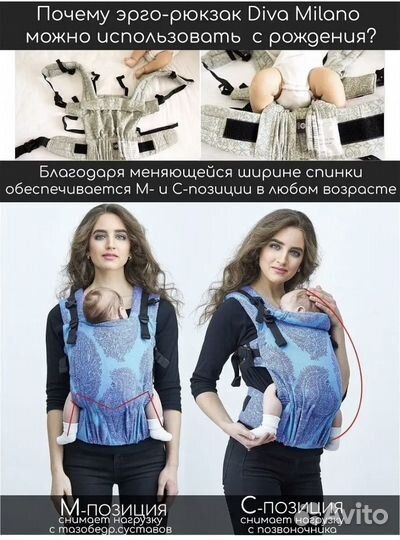 Эргорюкзак diva milano